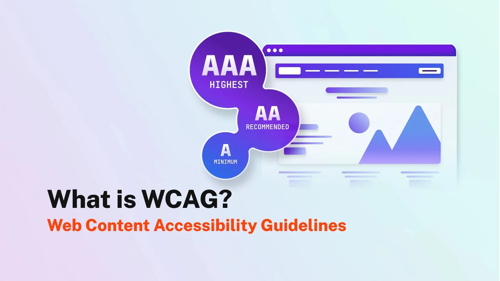 Educational scanning interface showing WCAG compliance checks