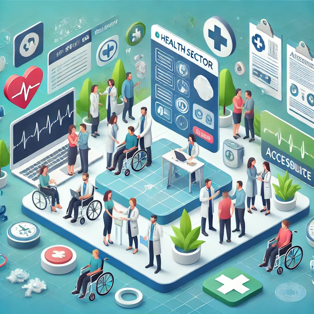Healthcare accessibility compliance dashboard