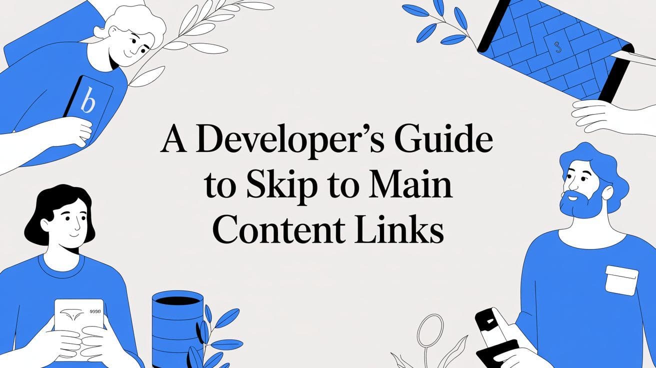 Cover image for Skip to Main Content Links: A Developer's Guide (2026)